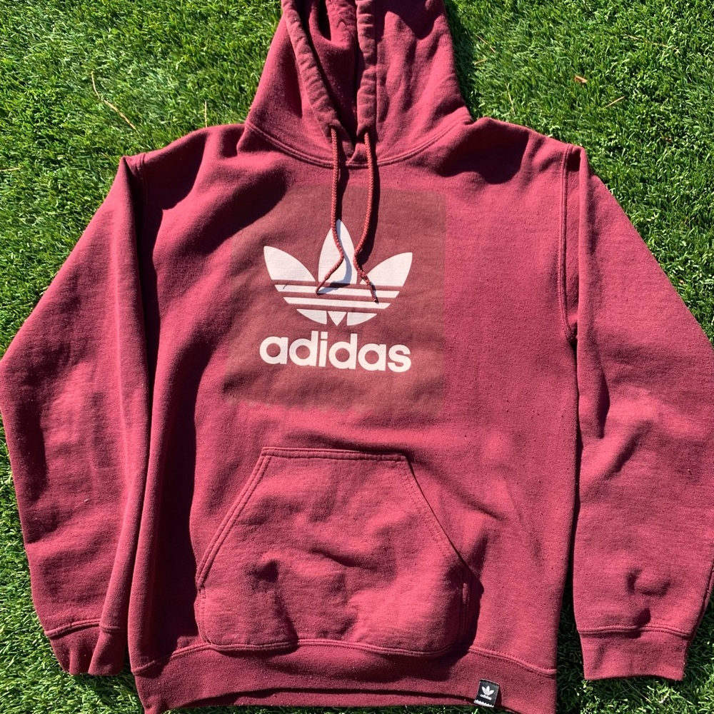Magenta Adidas Hoodie